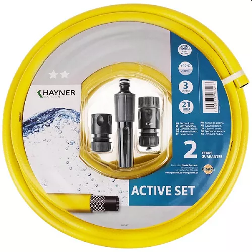 Wąż ogrodowy Khayner Active 1/2" 20 m zestaw