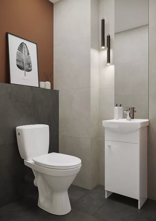CERSANIT KOMPAKT 698 CERSANIA II 3/6 l DESKA Duro WO ŁW - odpływ poziomy
