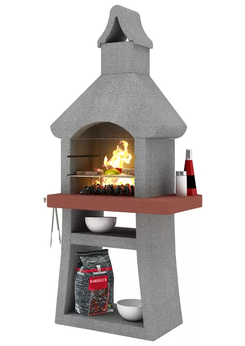 Grill betonowy Malaga, wys. 176 cm