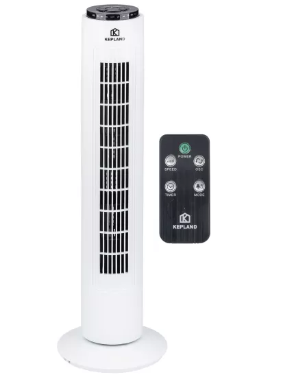 Wentylator kolumnowy Tuba 50W biały z pilotem