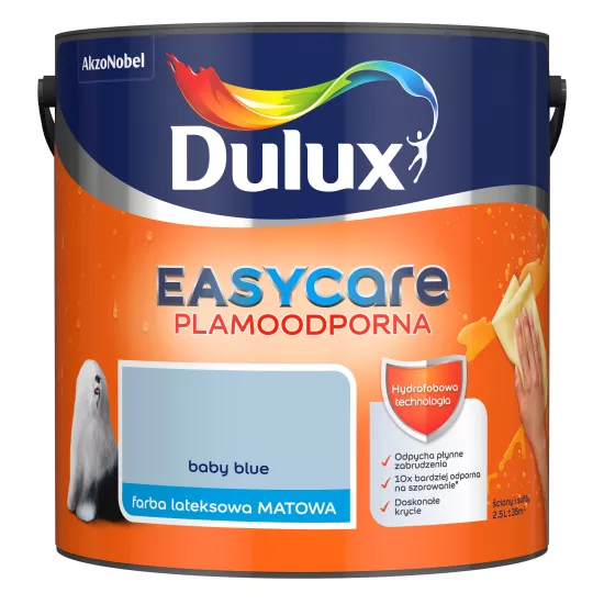 Farba Dulux EasyCare Plamoodporna 2,5 l baby blue