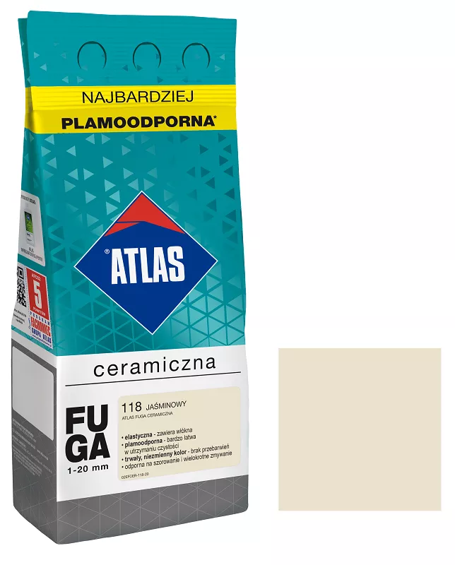 Atlas fuga ceramiczna kolor jaśmin 2 kg