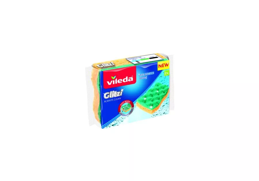 Gąbka zmywak wiskozowy Glitzi Always Clean 2 szt Vileda