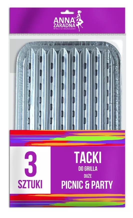 Tacki do grilla duże 3 szt. Anna Zaradna