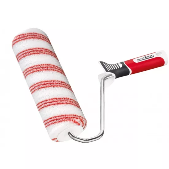 Wałek malarski WallStar 25 cm C54 z rączką czerwony pasek