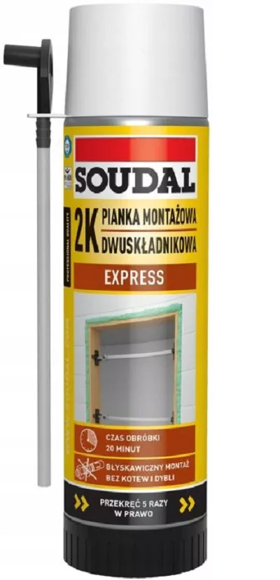 Piana montażowa dwuskładnikowa 400ml SOUDAL