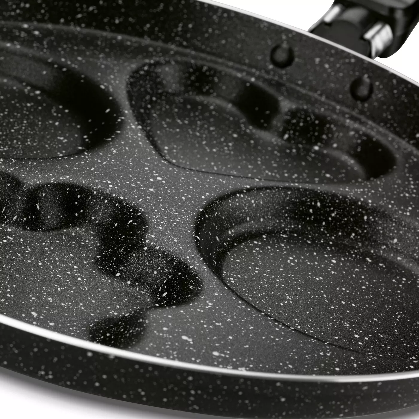 Patelnia non stick do jajek i placków Marmara Black 26 cm 