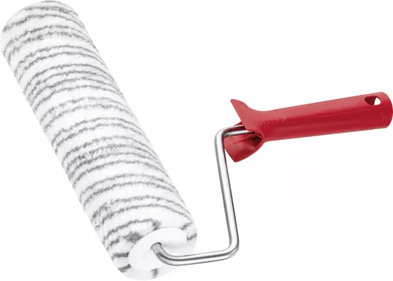 Wałek malarski 25 cm z rączką z szarym paskiem