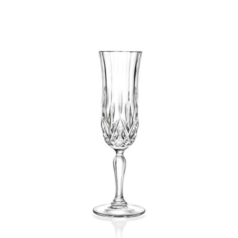 Kieliszki kryształowe do szampana RCR Opera 130 ml