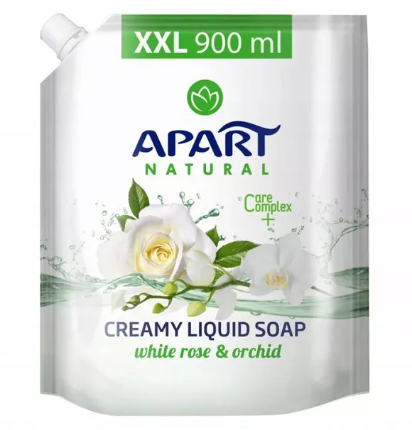 Mydło w płynie Apart 900 ml biała róża i orchidea