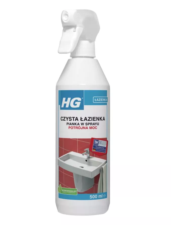 HG CZYSTA ŁAZIENKA-PIANKA W SPRAYU 3xPOTRÓJNA MOC 500ml