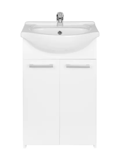 Szafka z umywalką Formica 50 cm z frontem lakierowanym
