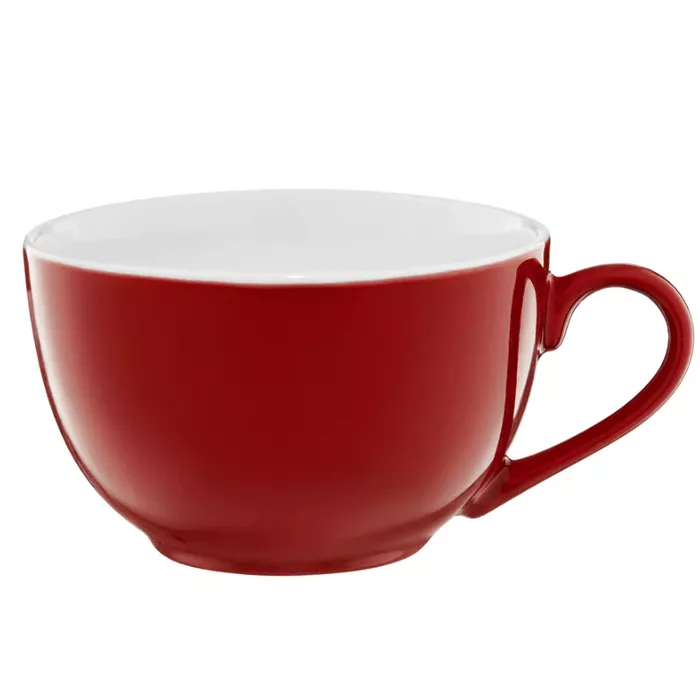 Komplet kawowy Aura Red 12 elemetnóww