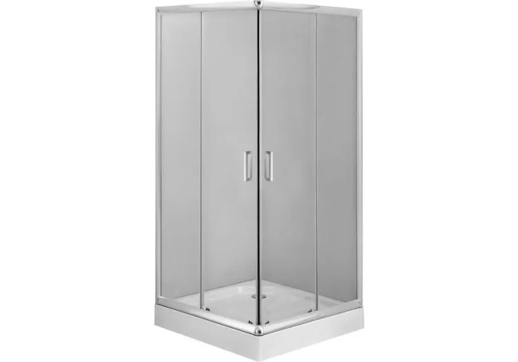 Kabina Dill kwadratowa z brodzikiem 90 cm transparent