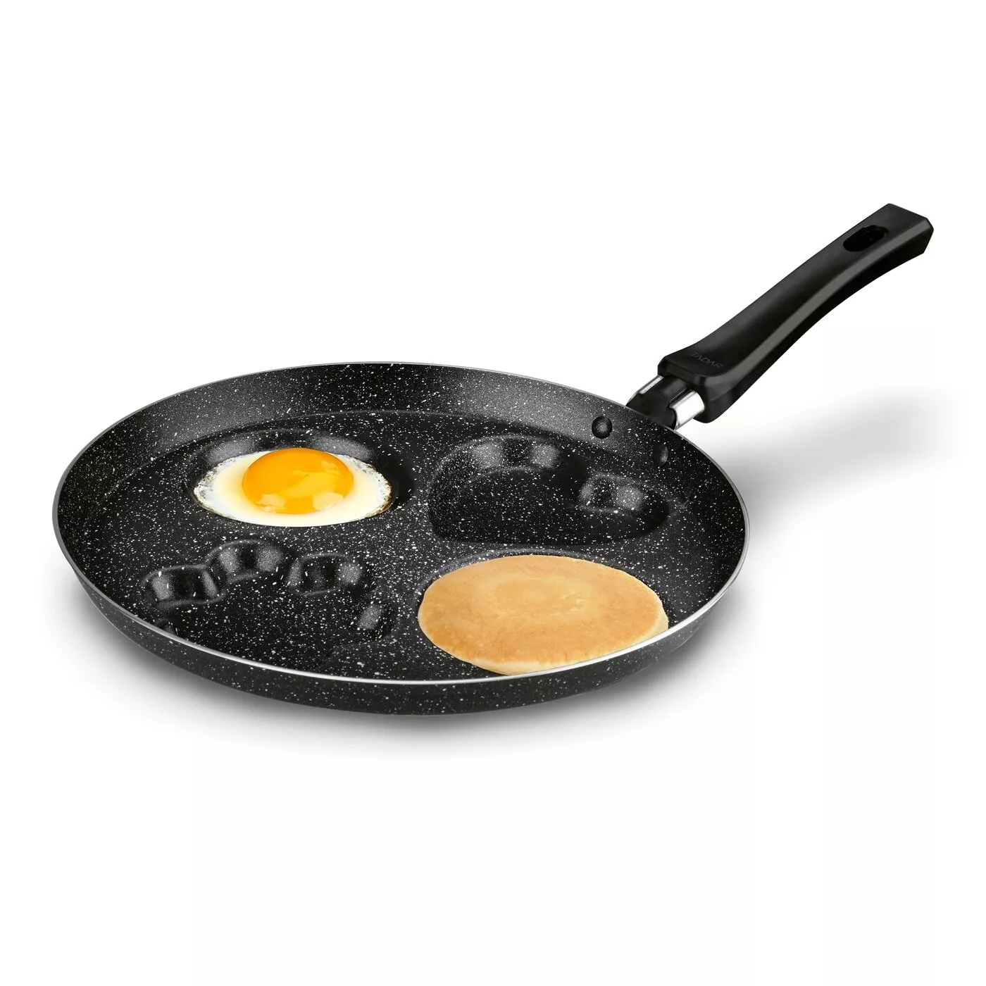 Patelnia non stick do jajek i placków Marmara Black 26 cm 