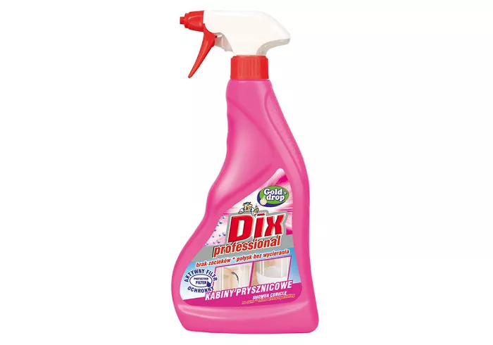 Płyn do czyszczenia kabin prysznicowych 500 ml spray Dix