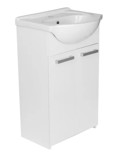 Szafka z umywalką Formica 50 cm z frontem lakierowanym