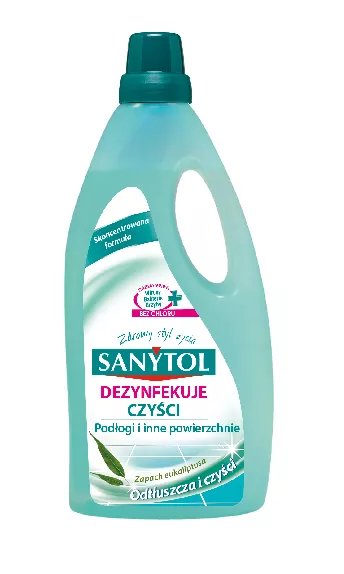 SANYTOL Płyn dezynfekujący i czyszczący podłogi i inne powierzchnie 1l