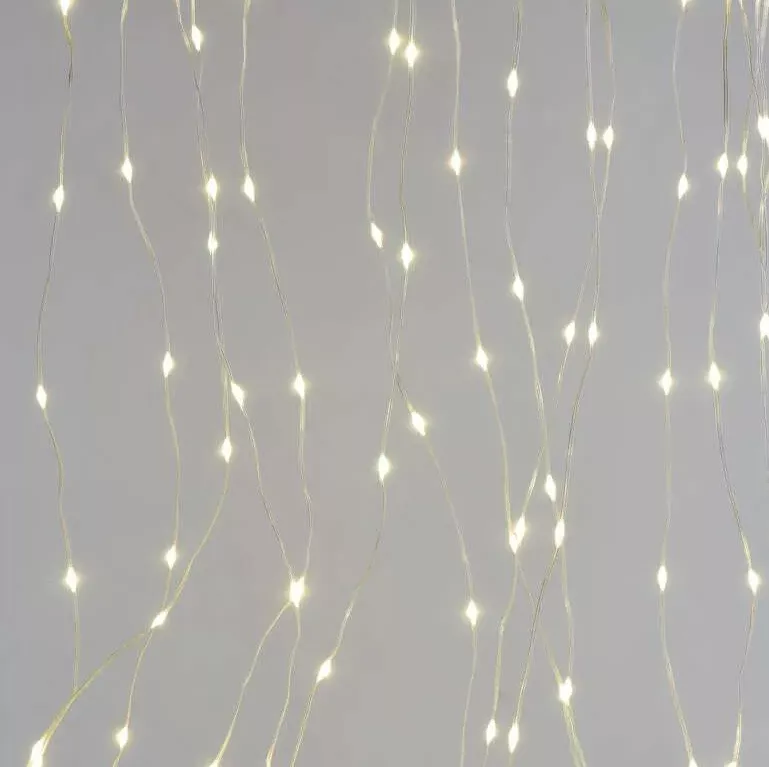 Kurtyna - 180 LED 2.9x1.5m ciepła biel 8 programów