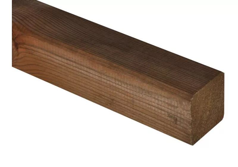 Kantówka 70x70x1800 mm gładka brąz