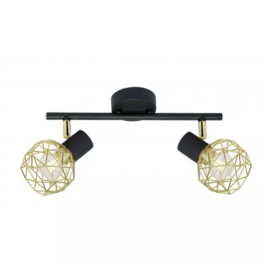 Lampa sufitowa Acrobat 2x40W 314 czarno złota